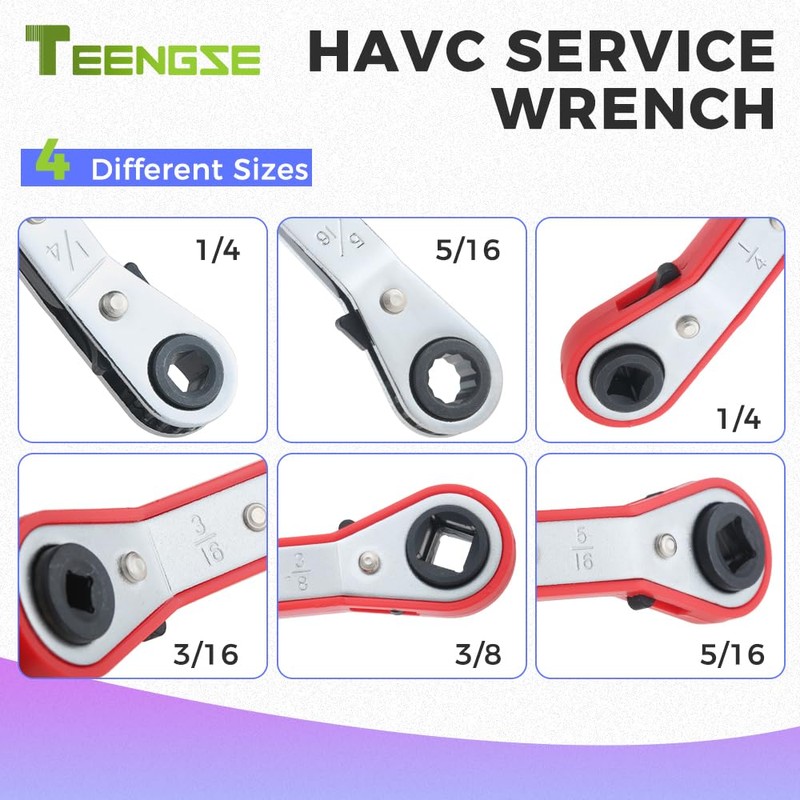 TEENGSE Valve Core Remover Installer Tool with Dual Size SAE