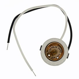 Leviton Medium Base HID Porcelain Lampholder, 4Kv Pulse Rated, Keyless, Two Leads, 18Awg Sew-2 200C 600V, For High Pressure Sodium Lamp, 18876