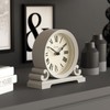 Jones Clocks® Saloon mantel clock | Traditional double scroll design