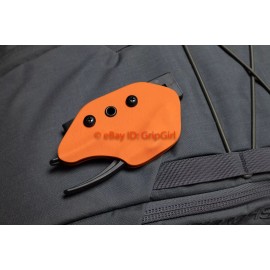 Custom Kydex EDC Belt Holster for Knipex Cobra XS 4" Pliers (87 00 100) Orange