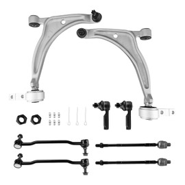 Front Complete Control Arms Assembly Kit w/Ball Joint Compatible With 2002-2006 Altima 2004-2008 Maxima,K620166, K620167, K90352, K90353, EV427, ES3438 Automotive Suspension Kit
