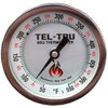 Tel-Tru BQ300R Barbecue Cooker and Smoker Thermometer, 3 inch Anti-Parallax