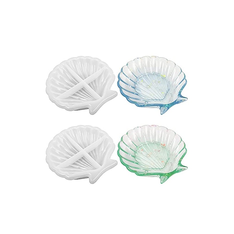 2 moldes de resina FineGood, molde de silicona para plato