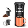 Horavie Small Single Serve Coffee Maker, Fast Brew One Cup
