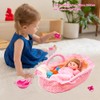 Baby Doll Bassinet Portable Carrier for 8-12 Inches Doll Accessories