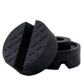 2 PCS Car Jack Pad, Slotted Trolley Jack Rubber Block Universal Floor Jack Pad Car Lift Jack Stand Rubber Mat for Trolley Jack