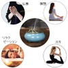 miraicosmo Incense Burner Incense Holder Set, Soothing Color, Ceramic (Navy)