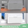 Memrita Window Air Conditioner Foam Block, 2 Pack U-Shaped Window