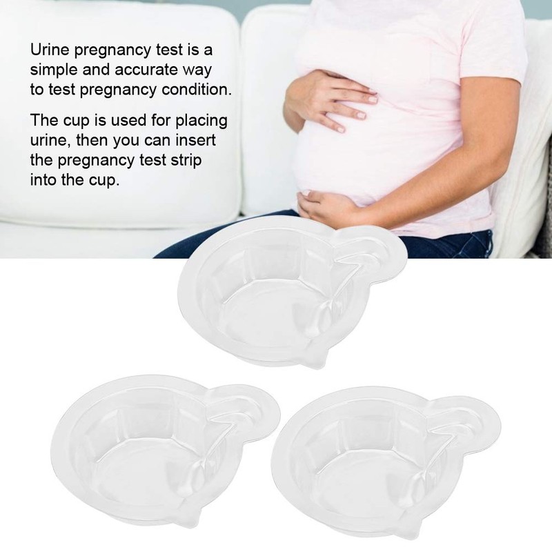 Pack of 100 Disposable Urine Cups, Early Urine Container Cup