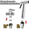 FLYTENG Handheld Bidet Sprayer Set, Stainless Steel Toilet Attachment, Complete