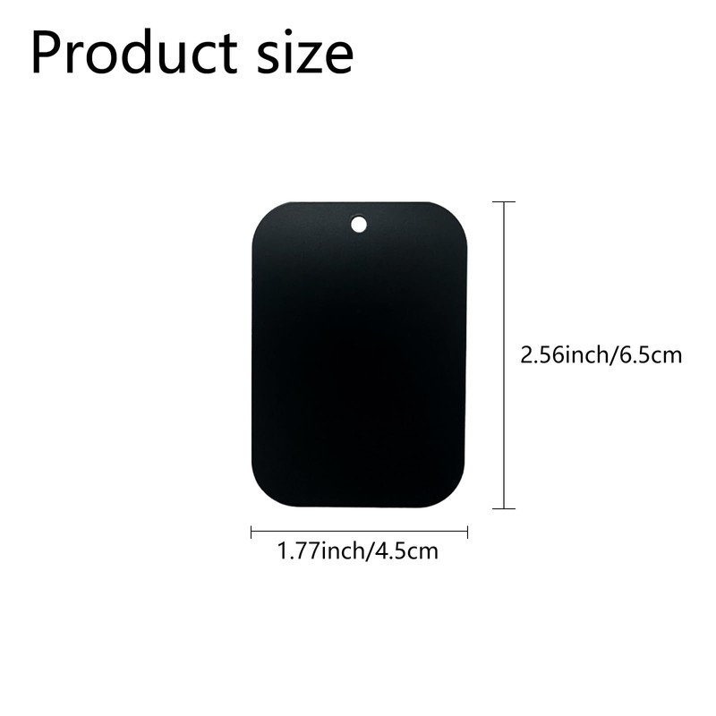 GDMINLO Mount Metal Plate（8Pack） for Magnetic Car Mount Phone Holder