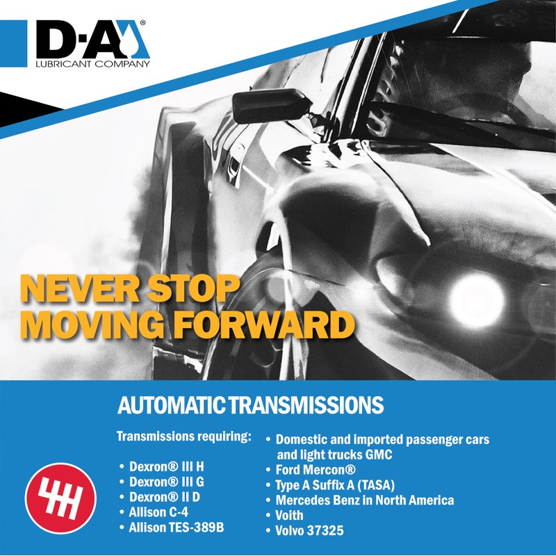 D-A LUBRICANT COMPANY 54506, Autotrans G3 Conventional Automatic Transmission Fluid