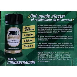 Ideal para el cerebro, ayuda a la memoria, estrés y los nervios pack 2 (200 tabletas)