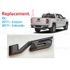 GMC 1PC Gloss Black Rear Tailgate V6 Emblems Badge Fit
