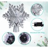 Homewit Christmas Tree Topper Projector Light Star Tree Topper for