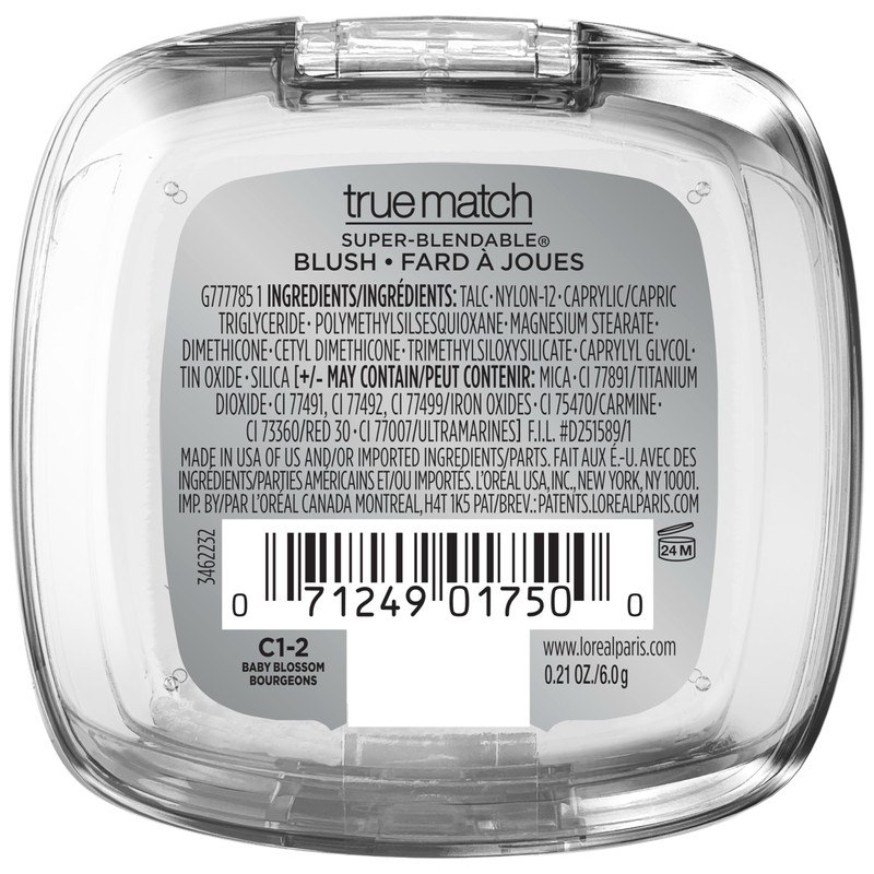 L'Oreal Paris True Match Super-Blendable Powder Blush, Baby Blossom C1-2,
