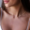 Gold Initial Necklaces for Women, Dainty 14k Gold Plated Letter