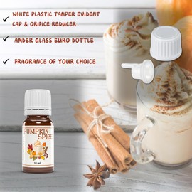Aroma Depot Essential Oil 10ml Pumpkin Spice Type Scented Oil I Premium Grade Fragrance Oil for, Massage, Candle & Soap Making I Natural Aromatherapy Oil for Home Diffusers I Fragrance DIY-10ml