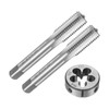 sourcing map 3pcs Tap and Die Set, Metric M14 x