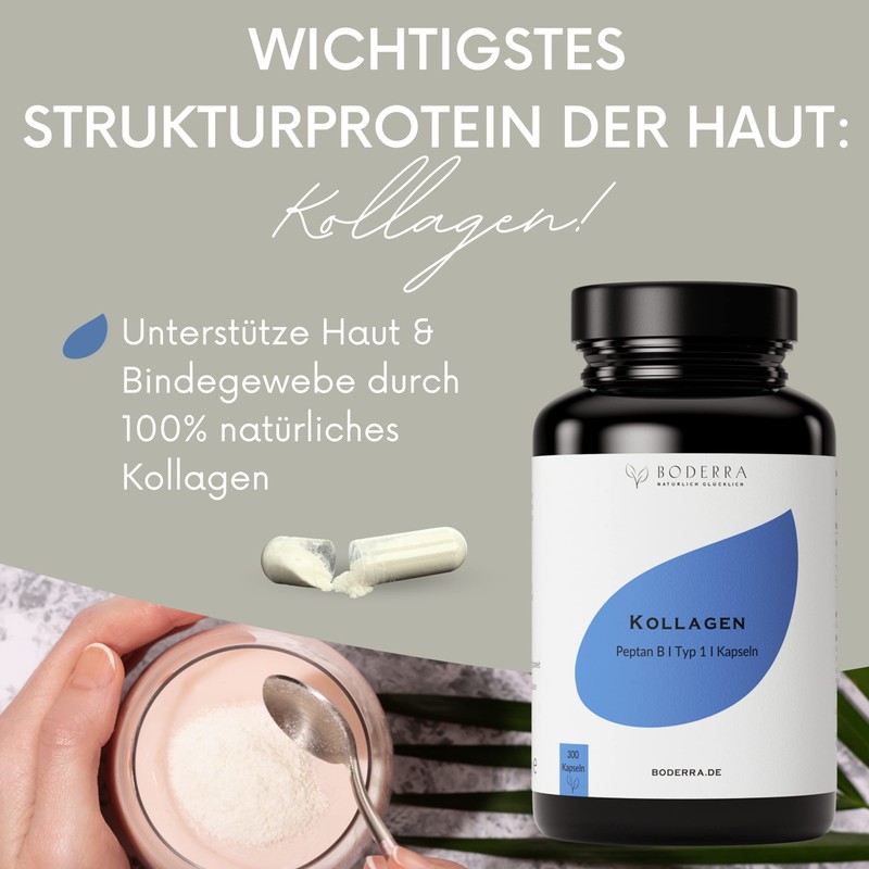 BODERRA Collagen Capsules High Dose (300 Collagen Capsules) – 2500
