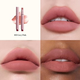 JOOCYEE Velvet Rouge, Lightweight, Non-Smudging, Pigmented, Transfer-Proof, Cosmetic, Silky, Mood, Blur Lines, Non-Drying, Long Wear, Beginner-Friendly, Multi Shades, Giftable, Portable, Novel, For Holidays, Parties, Masquerades:_100 Gray Pink