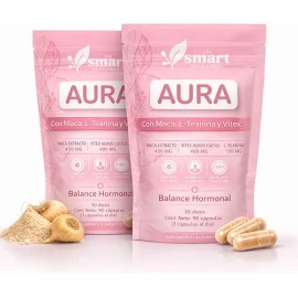 Balance Hormona Maca Vitex L-teanina Vitamin D3 B6 Mujer 2pz
