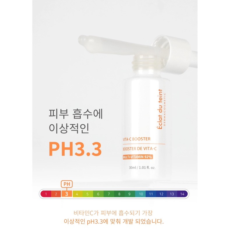 Eclat Dutin/ Vita C Booster Ampoule 30ml Pigmentation Whitening /
