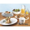 Pronto Egg Cup with Base [Set of 6] Colour: White