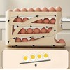 3-Tier Rolling Egg Dispenser for Refrigerator – Large Capacity Gravity