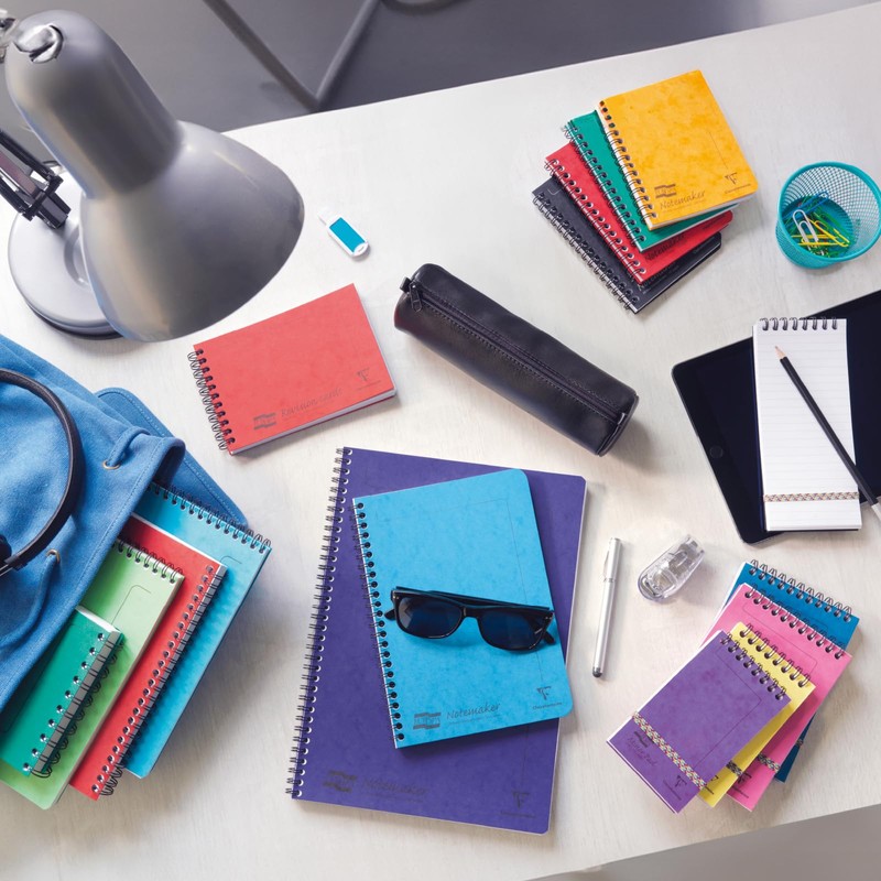 Clairefontaine 4853Z Notebook Europa Notemaker with Spiral Bound 60 Sheets