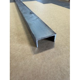 A36 Mild Steel 1/8" x 1" x 2" Channel - Pick Your Length (60 INCH)