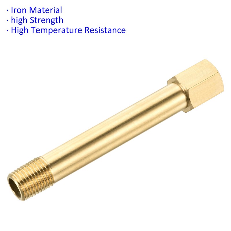 M METERXITY 3 Pack Extension Connection Pipe Fitting - Brass