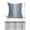 Antelope Pillow Covers 20X20 Inch Navy Blue Faux Fawn Deer