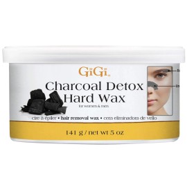 GIGI Gentle Facial Hard Wax with Charcoal for Sensitive Skin 5 Ounce Hair Removal