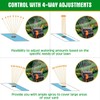 Reallnaive 2 Pcs Adjustable Oscillating Sprinkler 4 Way ABS Lawn