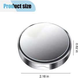 NoBrand 2PCS Suction Cup Blind Spot Mirrors, 2" Round HD Glass Convex 360° Wide Angle R