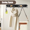 Utensil Racks with 6 Hooks Kitchen Utensil Holders Organizer Balck