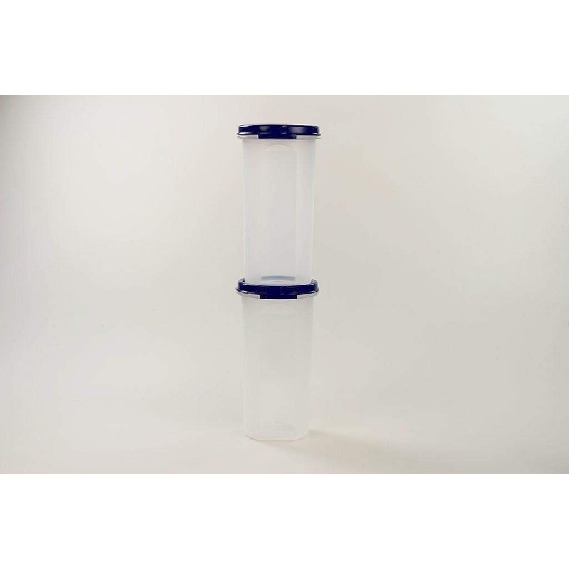 TUPPERWARE Circular 650 ml Blue (2) Decorative Baking Magic Tin