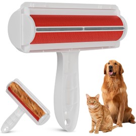 Omega Sun Roller Pet Hair Remover, Dog & Cat Fur Remover, Reusable Lint Roller - Cat and Dog Hair Remover for Furniture, Couch, Carpet, Clothing and Bedding