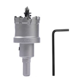 Dribotway Bi-Metal Hole Saw 35mm TCT Carbide Heavy Duty Industrial Grade Stainless Steel Hole Cutter for Mental Wood Stainless Steel Plastic Copper