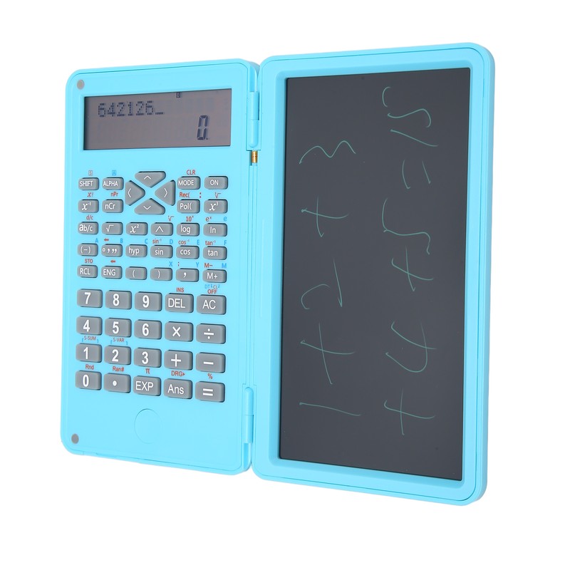 Calculator with Notepad Portable 10 Digits LCD Display Scientific Calculator