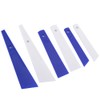 6 Pieces Plastic Glue Scraper Leather Craft Tools Leather Spatula