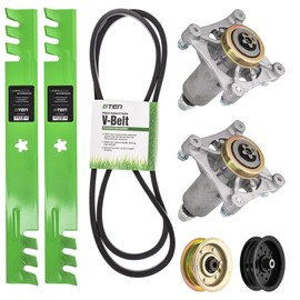 8TEN Deck Rebuild Kit for Husqvarna 42 inch YTH1842 Blade Spindle Belt Idler