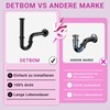 DETBOM Universal Siphon for Washbasin (Long Dip Pipe), Drain Pipe