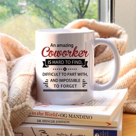 Amazing Coworker Mugs for Colleagues - Farewell & Retirement Gifts - 11oz Coffee Cups