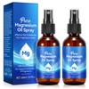 flasture Topical Magnesium Oil Spray, Pure Magnesium Oil Spray for