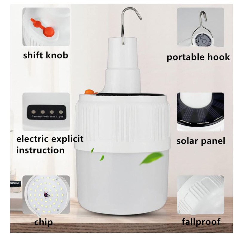 Gravity Trading Solar Portable Emergency Charging Lamp Latern - 1