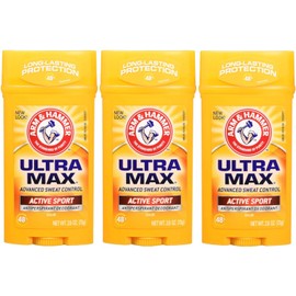 ARM & HAMMER ULTRAMAX Anti-Perspirant Deodorant Active Sport 2.60 oz ( Pack of 3)