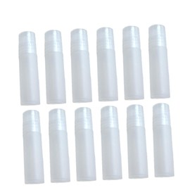 PACKOVE 100pcs Plastic Roller Bottles Versatile Portable Roll Containers for Eye Cream Essential Oils and Perfume Durable Leak Design for Travel White