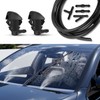Rebvugr Windshield Washer Nozzles Kit, Front Windshield Washer Nozzle Assembly,